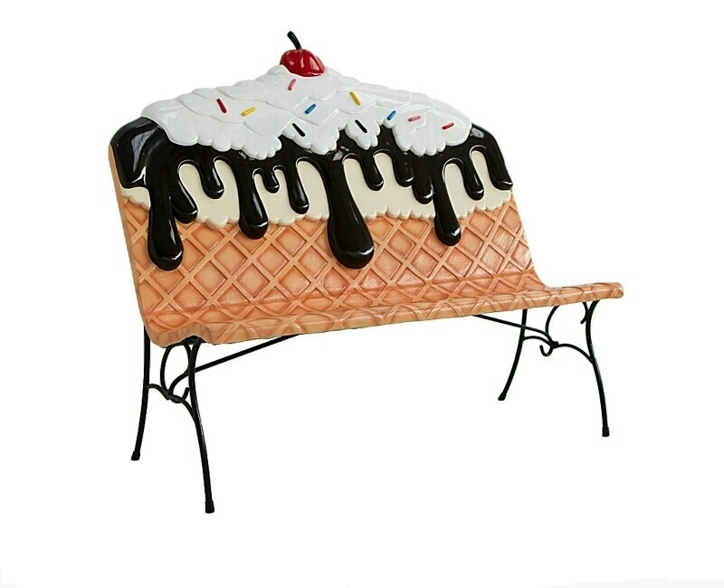 Custom Made Delicious Looking Ice Cream Bench 